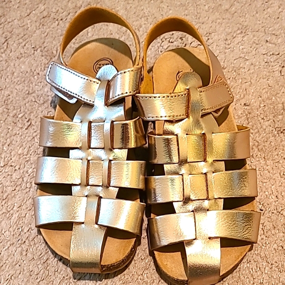 Gold Sandals - Picture 1 of 2